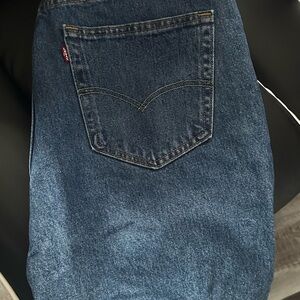 Levi's Men's Dark Blue Straight Jeans